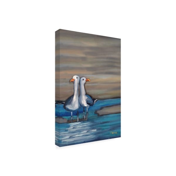 Marnie Bourque 'Lovebirds Iia' Canvas Art,30x47